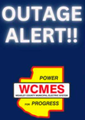 SOUTH FULTON RESIDENTS ALERTED TO WCMES PLANNED OUTAGE