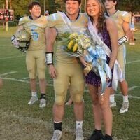 2022 FOOTBALL QUEEN - Rhiannon Eakes was crowned the 2022 Football Queen during Homecoming at Fulton County High School Sept. 16. (Photo by Barbara Atwill)