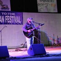 HICKMAN PECAN FESTIVAL ENTERTAINMENT - Austin Cummingham performed several songs during the Hickman Pecan Festival held Oct. 22, at Jeff Green Memorial Park. (Photo by Barbara Atwill)