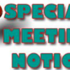 FULTON COUNTY FISCAL COURT SPECIAL CALL MEETING MAY 13